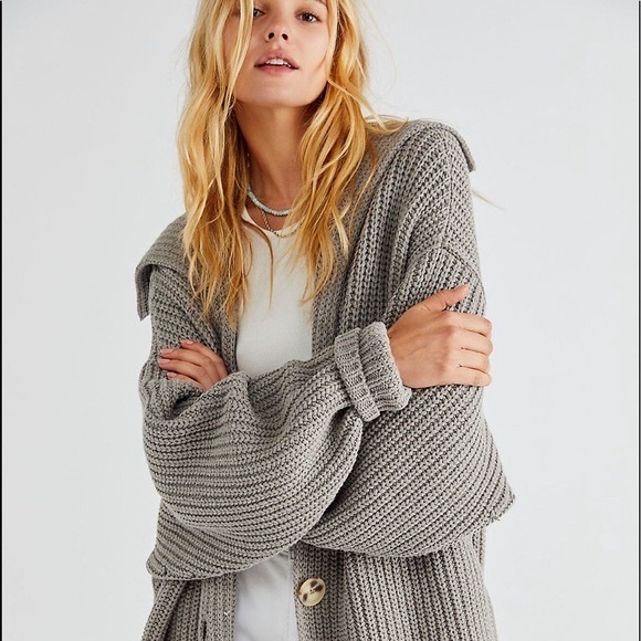 Free People Sweaters - Free people swim too deep cardigan